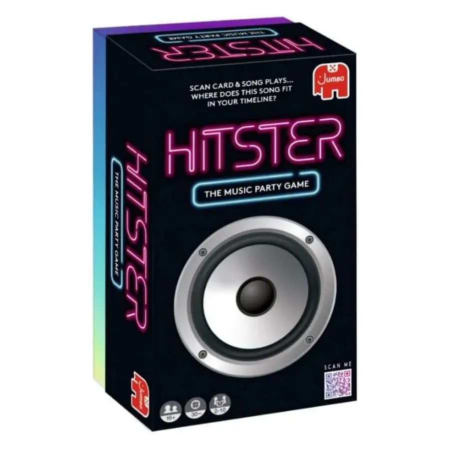 Hitster Music Party Board Game Music Party Card Game: 308 Popular Songs Trivia-Guess the Song & Family Game for Game Night