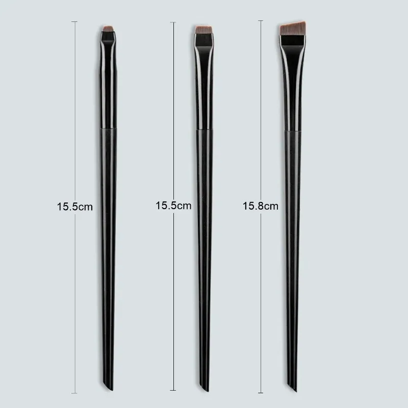 3Pcs/set Blade Eyeliner Brushes Eyebrow Brush Portable Flat Fine Eye Liner Brow Contour Makeup Brush Make Up Tool Wholesale 2025