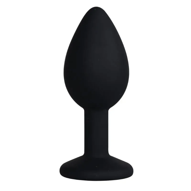 Anal Butt Plug Sex Adult Toys for Women Men Silicone Buttplug Beginner Masturbator Anal Trainer with Diamond Unisex — image 1