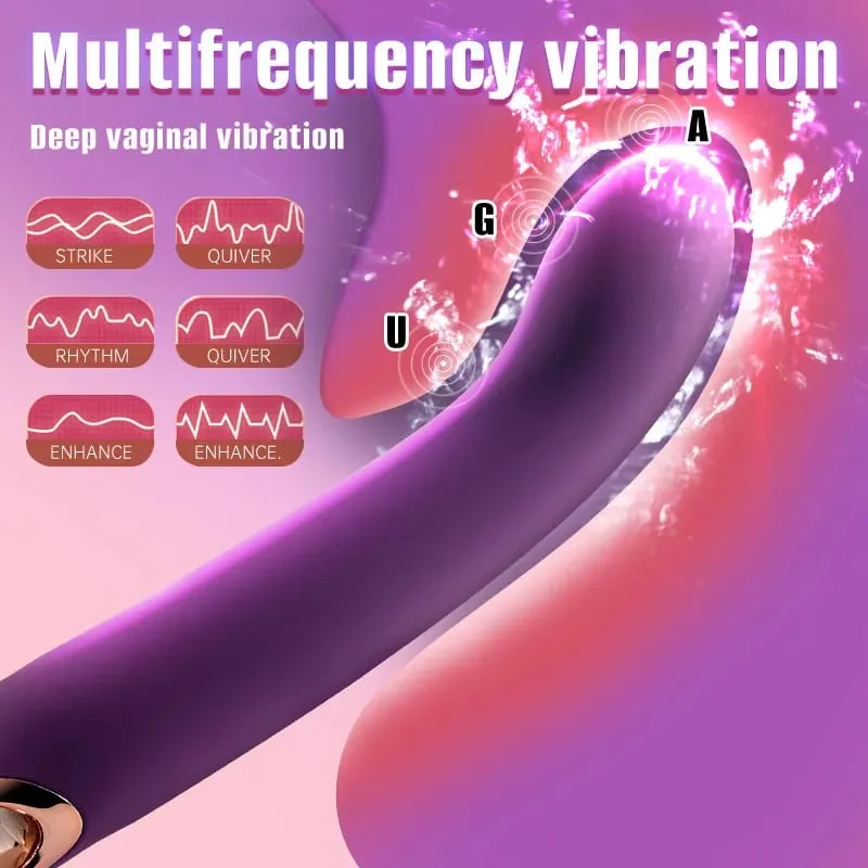 G Spot Dildo Vibrator Vaginal Stimulator Clitoris Sex Toy for Women Pussy Massager Waterproof Magic Wand Rechargeable Erotic Toy — image 2