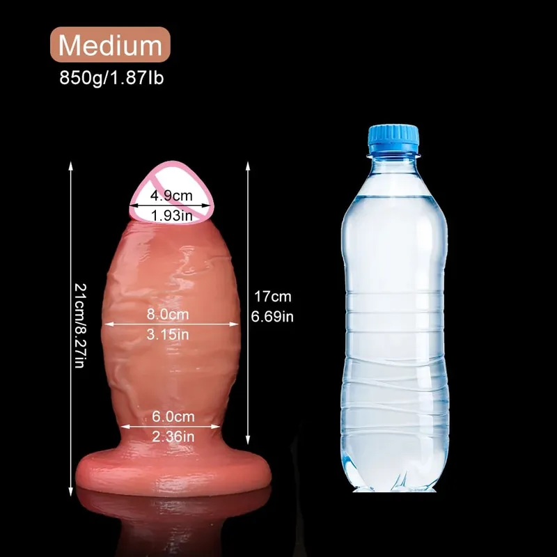 Tyk dildo til analsex legetøj 18+ flydende silikone buttplug Kæmpe anal realistisk dildoer Stout stik kvinder mænd homoseksuelle onani