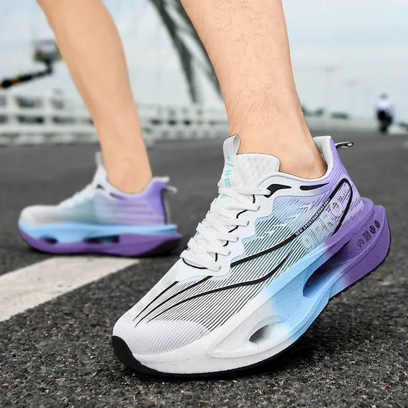 Mannen Loopschoenen Kussen Stabiele Lichtgewicht Sportschoenen Mesh Ademende Casual Sneakers Vrouwen Antislip Outdoor Sportschoenen