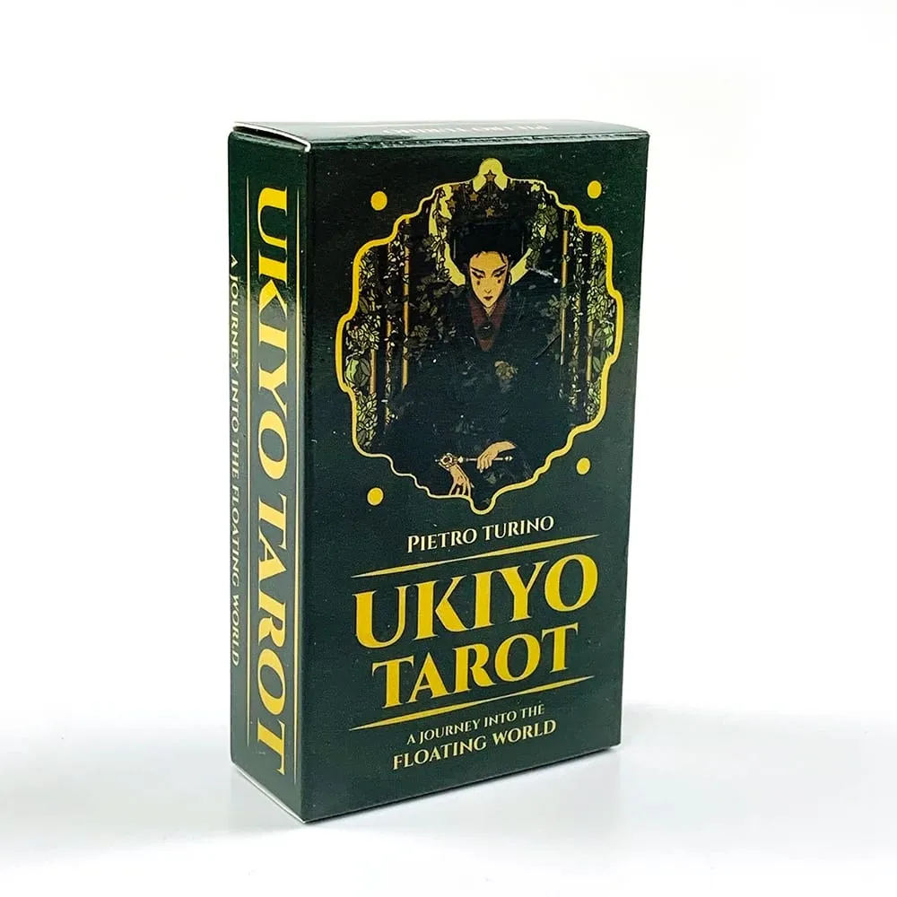 Ukiyo Tarot Cards 78 Card Fortune Telling Divination Tarot Cards Board Game Perfect for Cultural Exploration & Art Collection