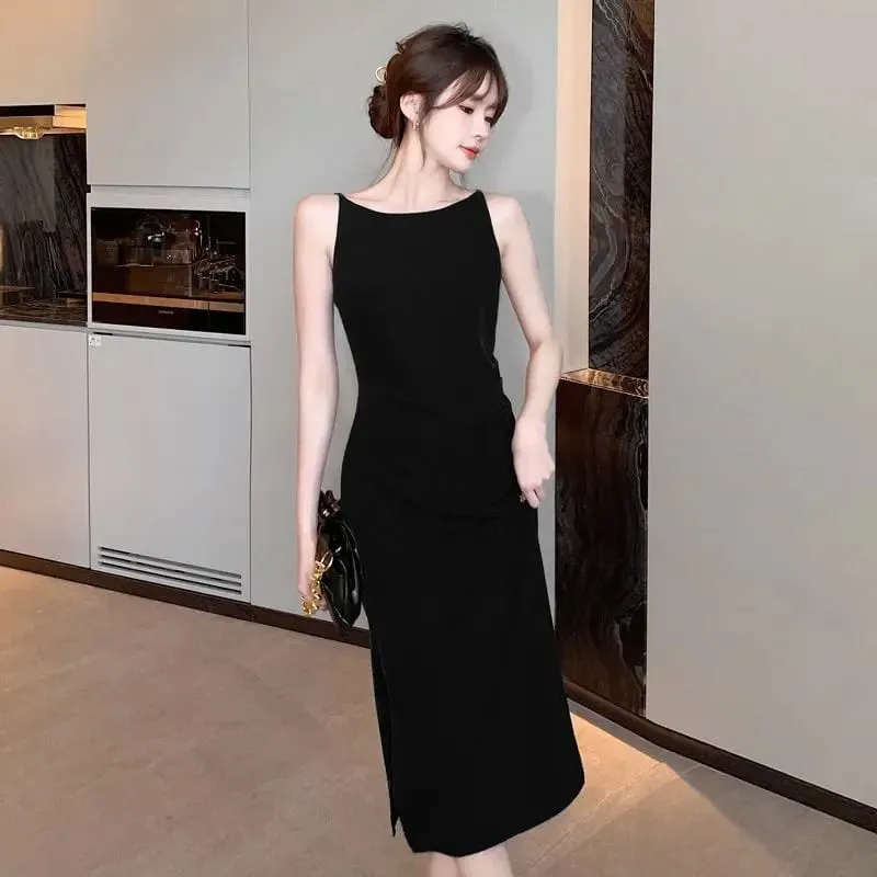 Fashion Sexy Dress 2026 Woman Elegant Party Dresses Women's Casual Dresses Long Summer Youth Beach Resort Look Slip Clothing
