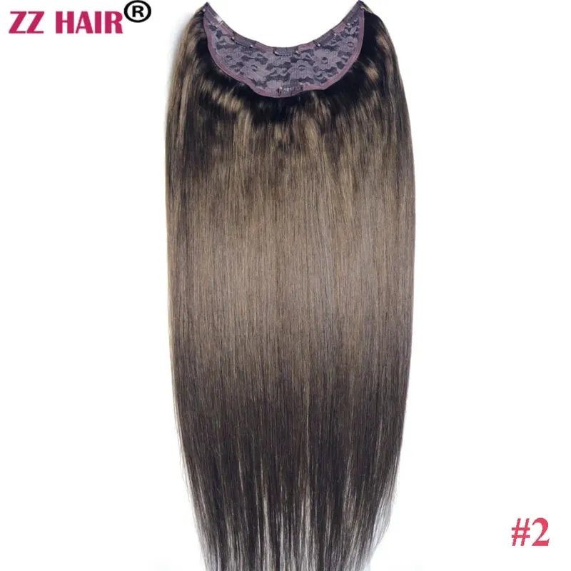 100% Brazilian Human Remy Hair Extension 120g-200g 16"-26" U Piece WIg Clip-in Natural Straight