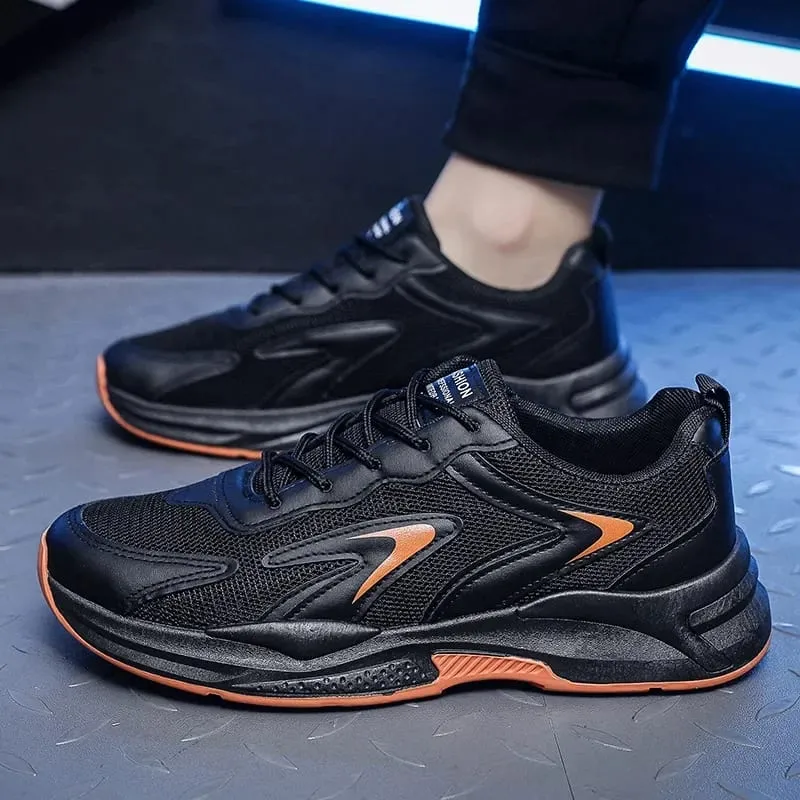 Men's Chunky Dad Shoes 2025 Summer Hot Sale Breathable Casual Shoes for Men with Thick Soles for Students Casual Sneakers