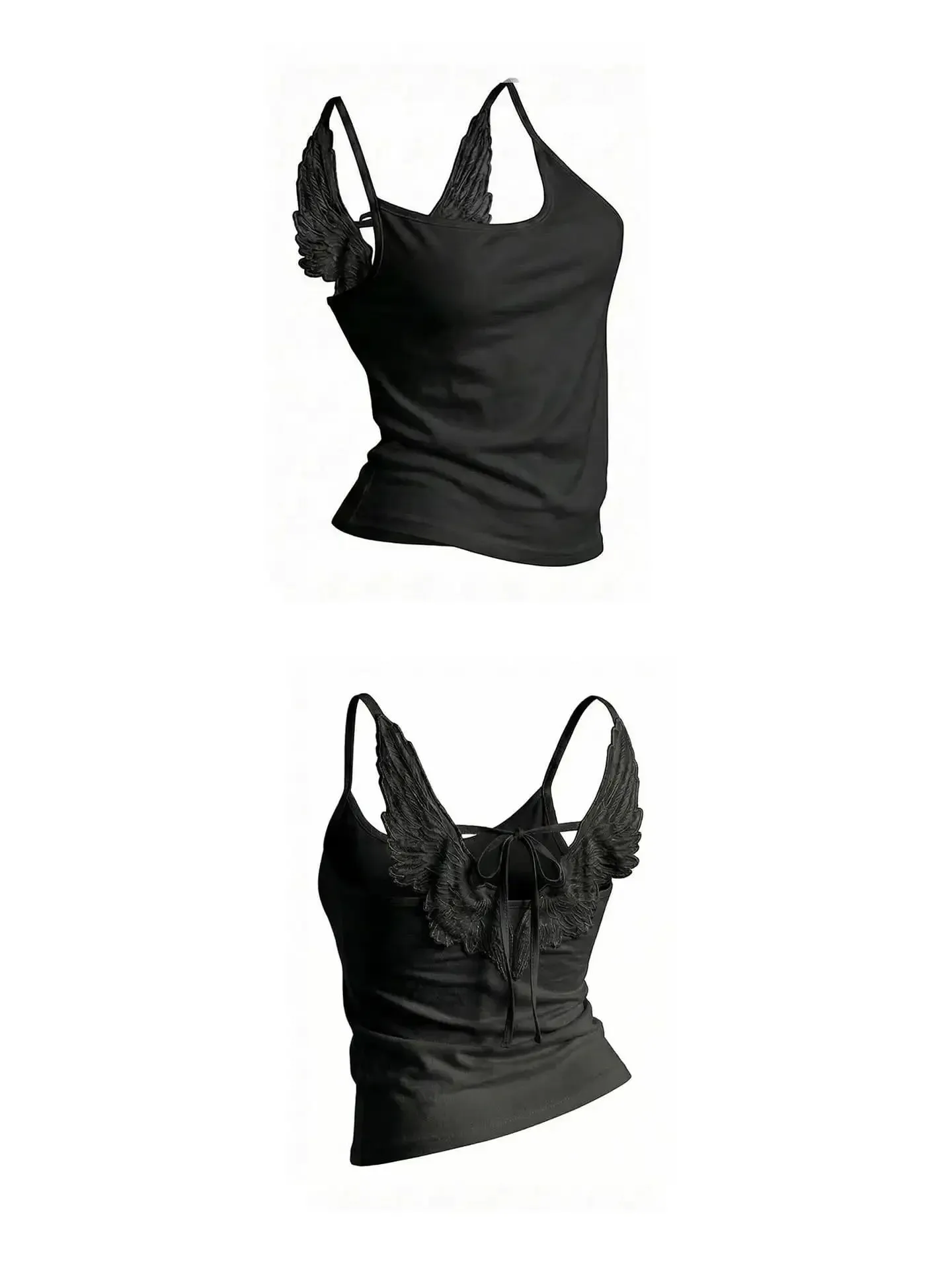 Korean Pure White Lace Vest Women Summer Tanks Bow High Waist Sexy Fashion Top Y2k American Sexy Slim Backless Short Top