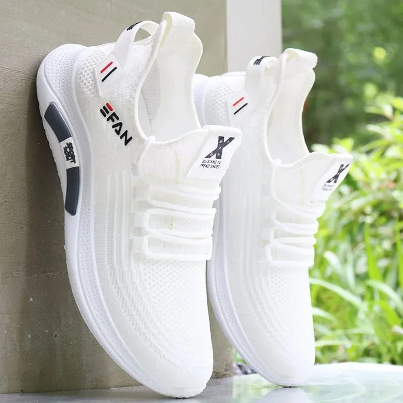 2025 Men Casual Shoes for Outdoor Comfortable Air Mesh Shoes Summer Breathable Men Loafers Wide Slip On Walking Shoes Men
