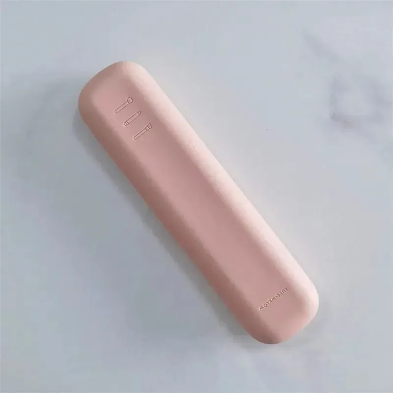 New Travel Makeup Brush Holder Silicone Cosmetic Brushes Bag Makeup Sponge Case Portable Waterproof Makeup Tools for Women Girls