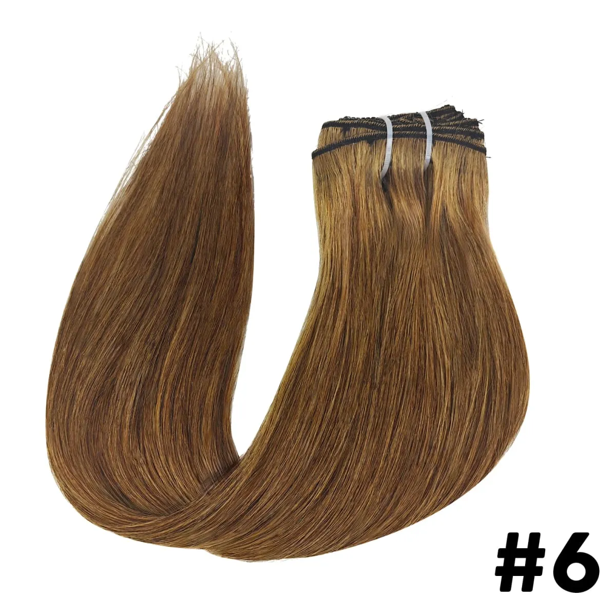 Clip Ins Straight Seamless Brazilian Human Hair Extensions 10A Brazilian Virgin Human Hair 8 Pcs Clip In Extensions 120G/Pack — image 11
