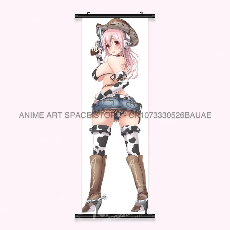 Video game Wall Artwork Canvas Scrolls Picture Anime Movie Role Poster Hanging Painting Print Home Decoration For SUPER SONICO