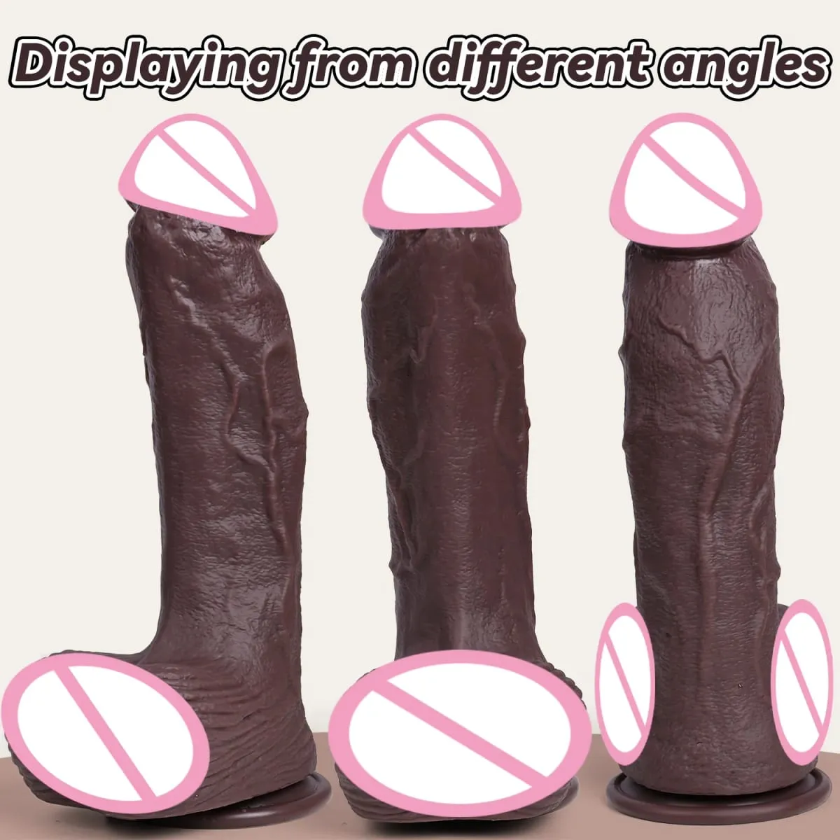 Huge Realistic Dildo Double Layer Silicone Penis Soft Big Cock 2 Colors 4 Sizes For Women Masturbation Sex Toys Adult supplies
