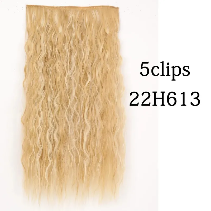 Tổng Hợp 22 32 Inch 5 Kẹp Tóc Chịu Nhiệt Giả Bộ Tóc Giả Dài Lượn Sóng Kiểu Tóc Kẹp Trong Tóc