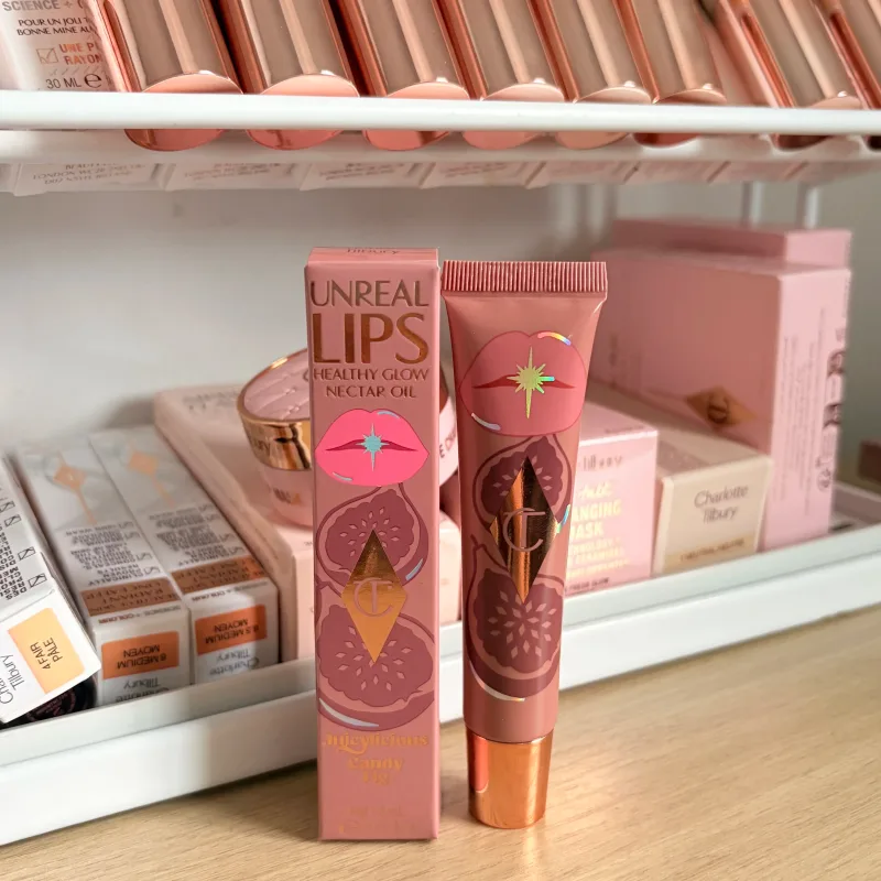 Mewah CT Multicolored Water Light Lip Gloss Last Hydrating Lip Balm berbentuk hati Berus Bibir Petua&Jeli Lip Gloss Hadiah Mekap