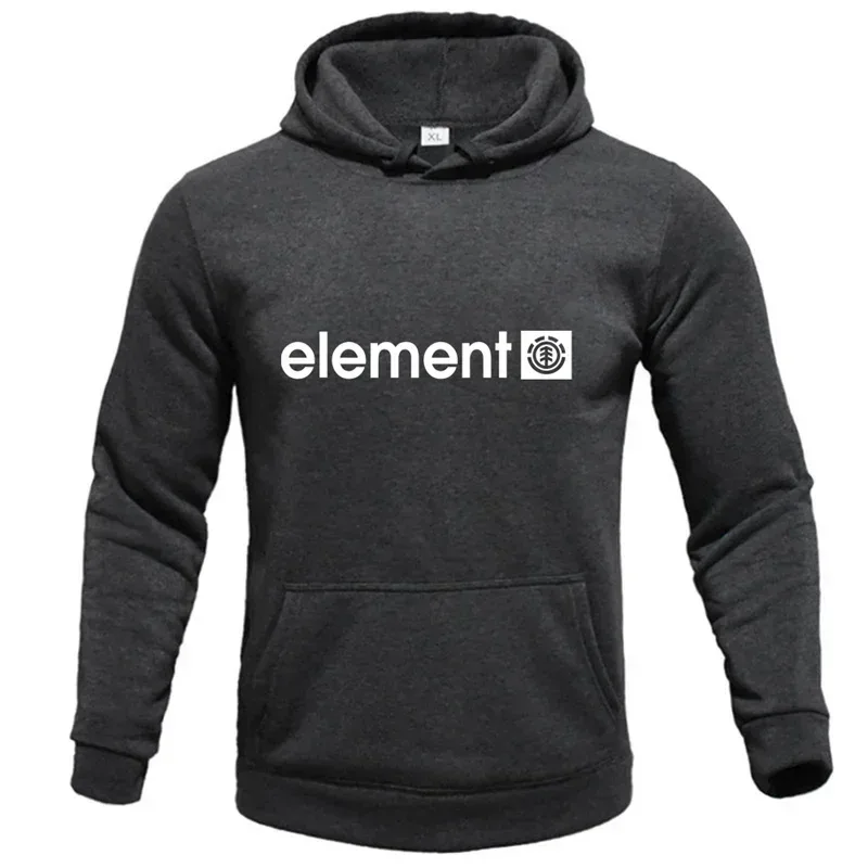 Spring Autumn Men's Hoodies Fleece Printing Sweatshirts Loose Casual Hooded Pullover Male Outdoor Sportwear Long Sleeve Tops