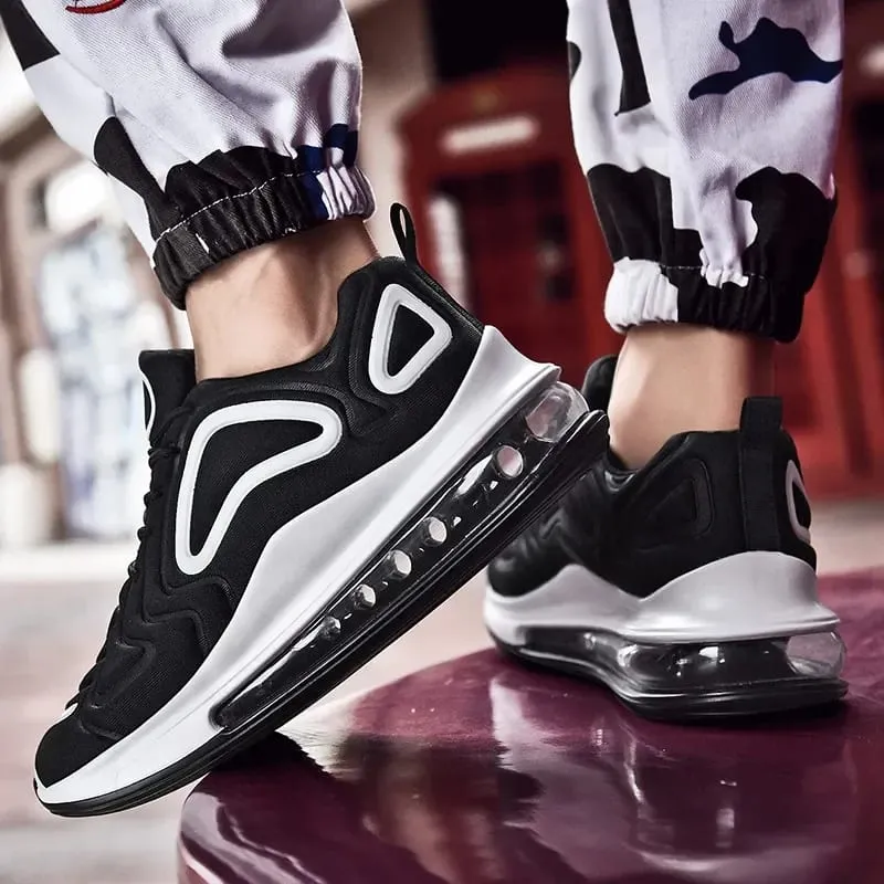 2026 New Men's Low-Top Running Shoes Fashionable Casual Sports Sneakers Large Size Couples Shoes Air Cushion Mesh Upgraded