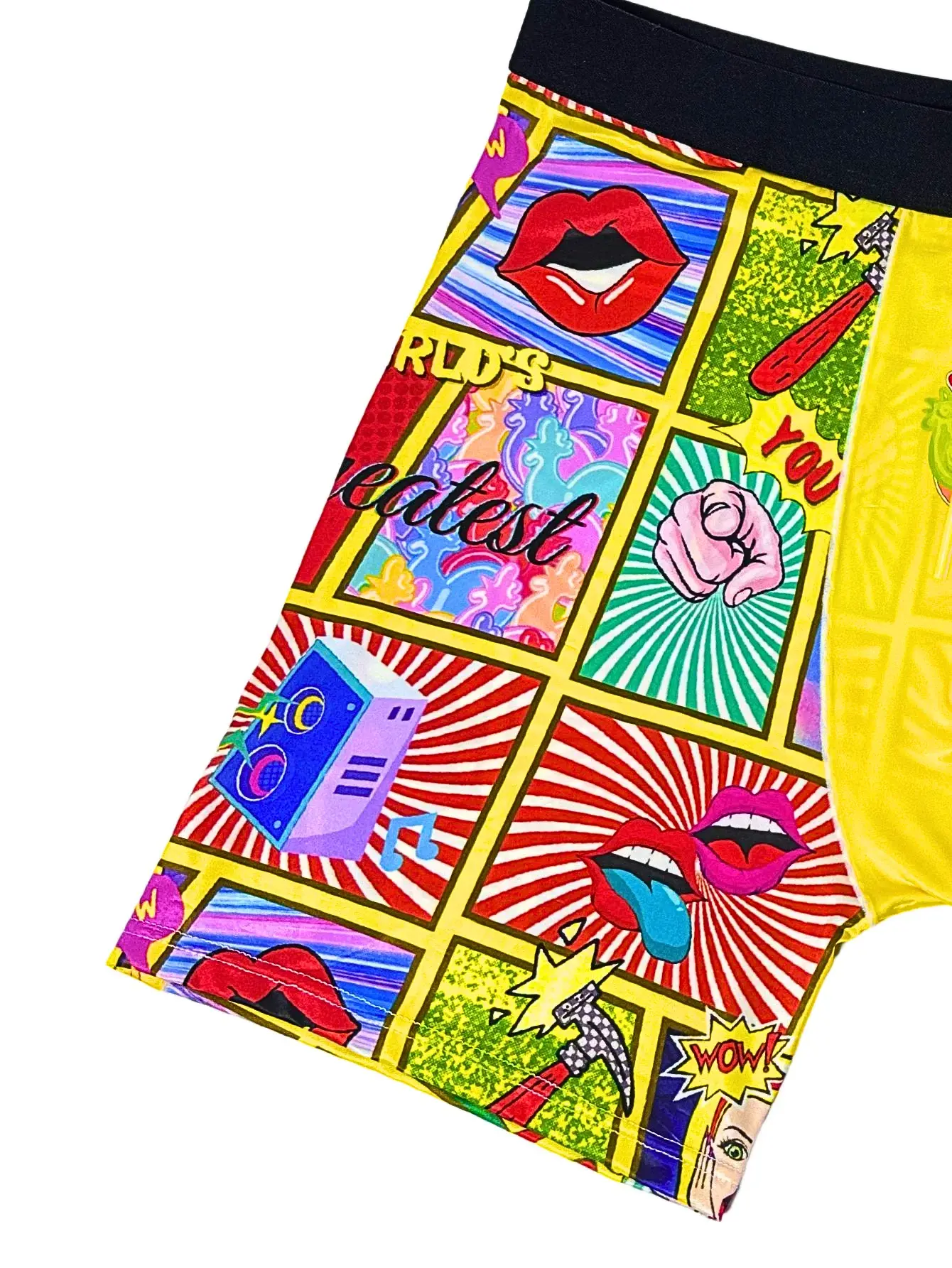 Män Underkläder Fritidssport Boxershorts Män Print Långa Boxers Tonåringar Föräldrar Sexiga Roliga Underkläder Fashionabla tryckta shorts