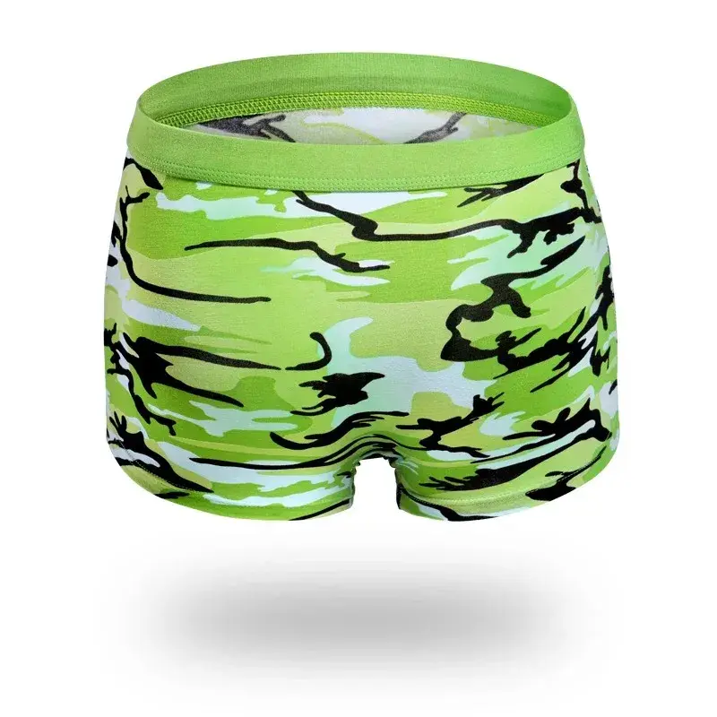4Pcs Camouflage Boxer Men Underwear High-quality Bamboo Fiber High Elasticity Sexy Men Boxer Shorts Underwear Hombre Underpants
