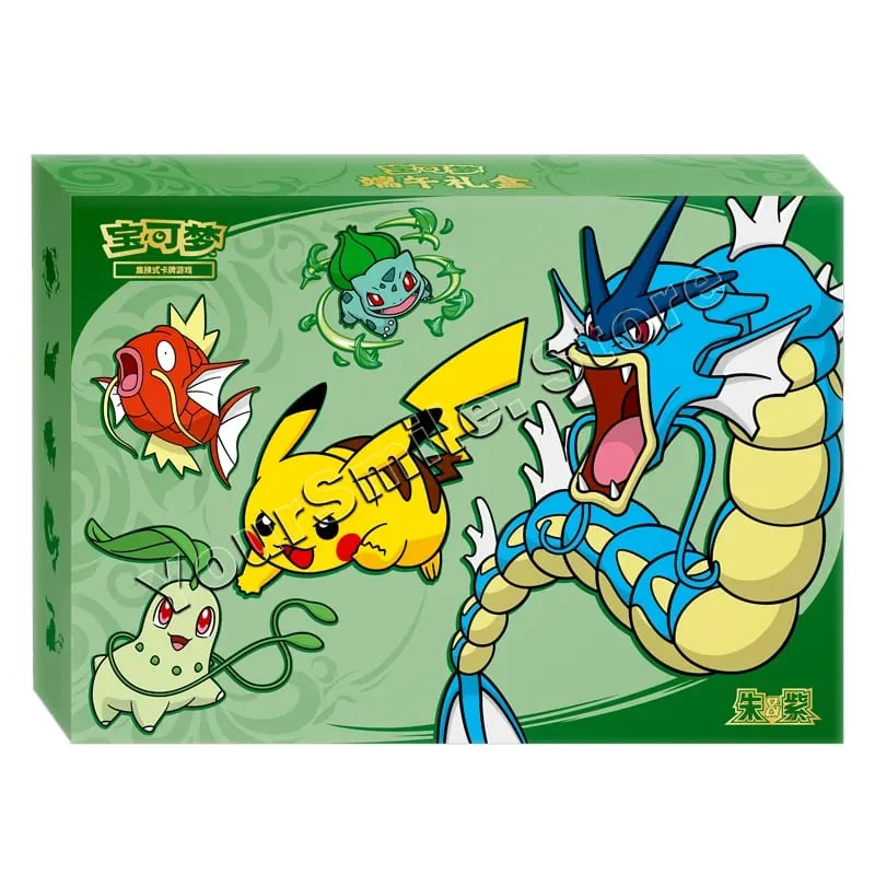 原創寶可夢集換式卡牌正版 PTCG 盒中文版卡牌展示組合兒童生日禮物