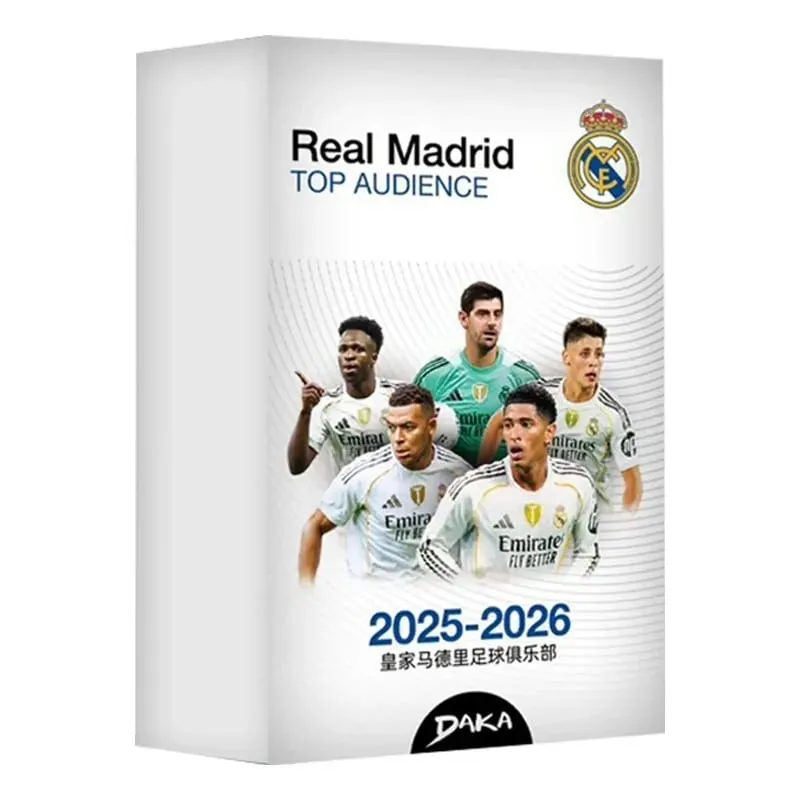 Genuine Daka 2025-26 Real Madrid Barcelona Top Audience Series 2 Collection Card Messi Mbappe Yamal Football Star Player Card