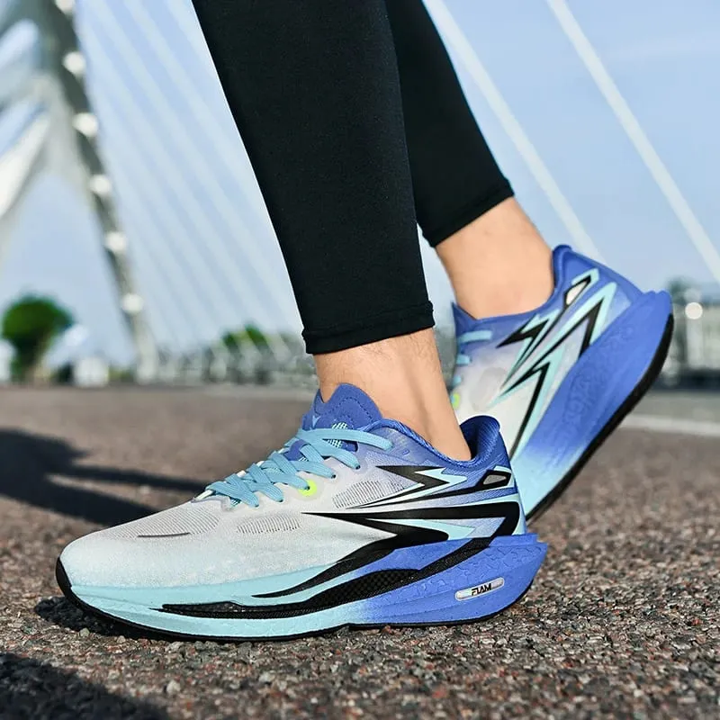 Men Running Shoes Nonskid Sneakers Board Marathon Athletic Sports Breathable Speciality Women's Comfortable Carbon Lightweight — image 4