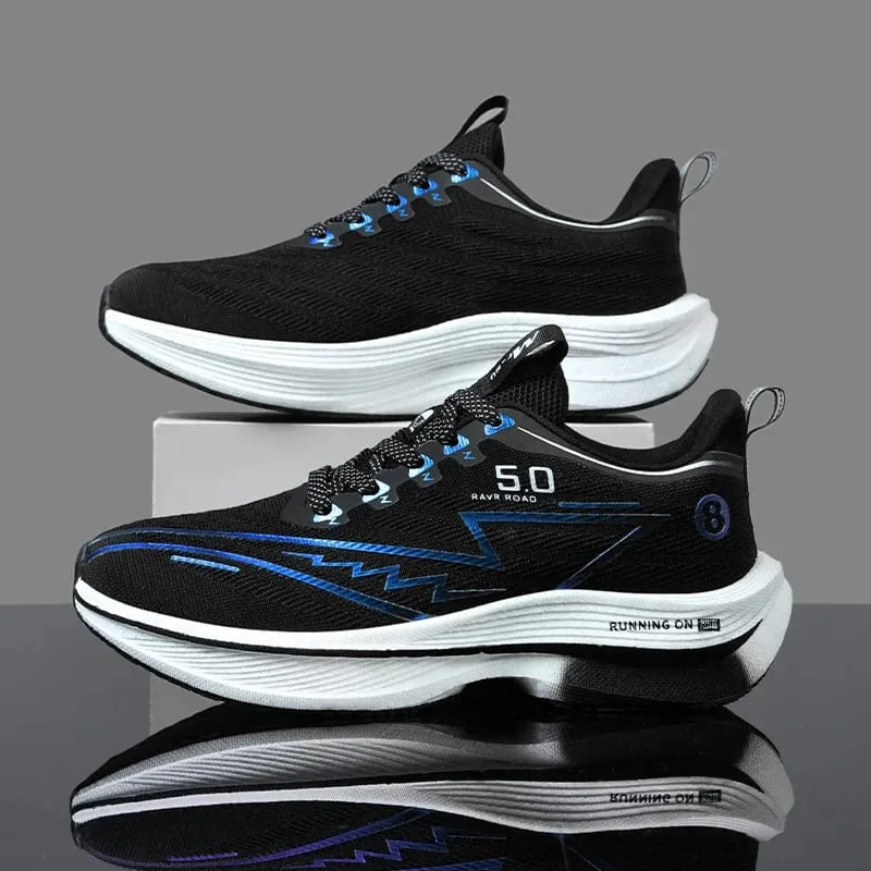 Men Sports Running Shoes Casual Marathon Breathable Lightweight Women's Comfortable Athletic Nonskid Walking Sneakers Outdoors