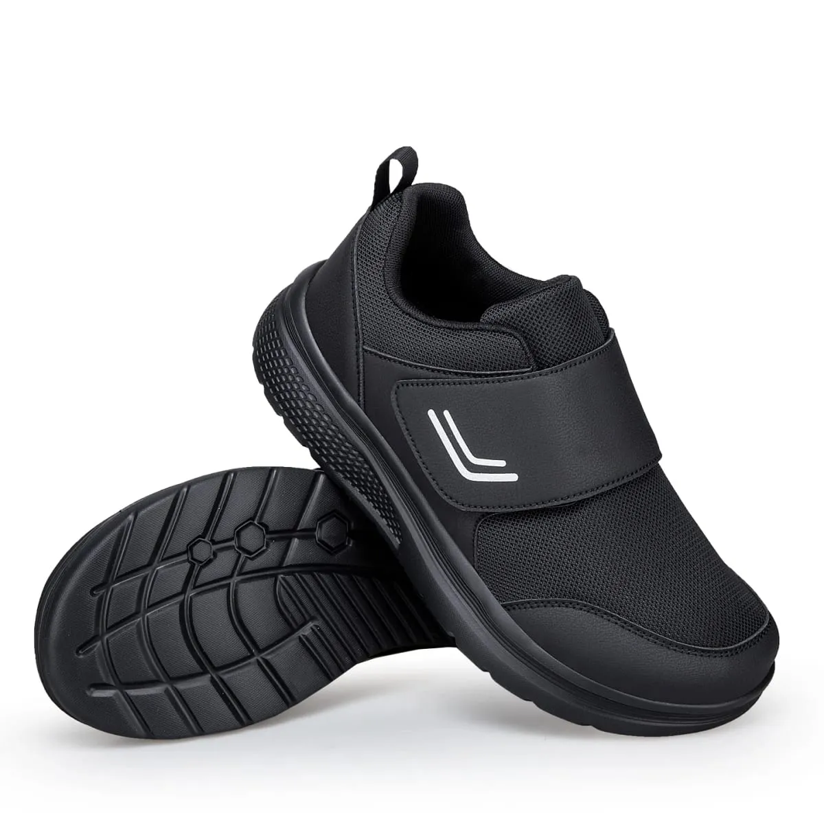 Extra Wide Men's Orthopedic Diabetic Shoes for Elderly Orthopedics Feet Swollen Adjustable Easy Top Walking Shoes Sneakers