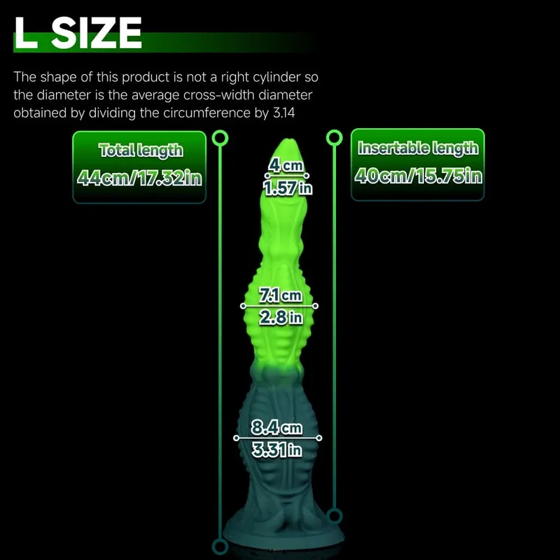 Oieffur Huge Alien Tentacle Butt Plug Fantasy Anal Dildo Rear Stimulator Adult Sex Toy Waterproof Silicone Strong suction cup