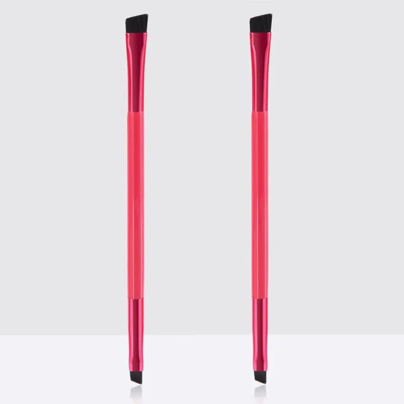 Wild Eyebrow Brush Multifunktion Simuleret Øjenbryn Hår Makeup Brush Contour Øjenskygge Concealer Firkantede makeup børster