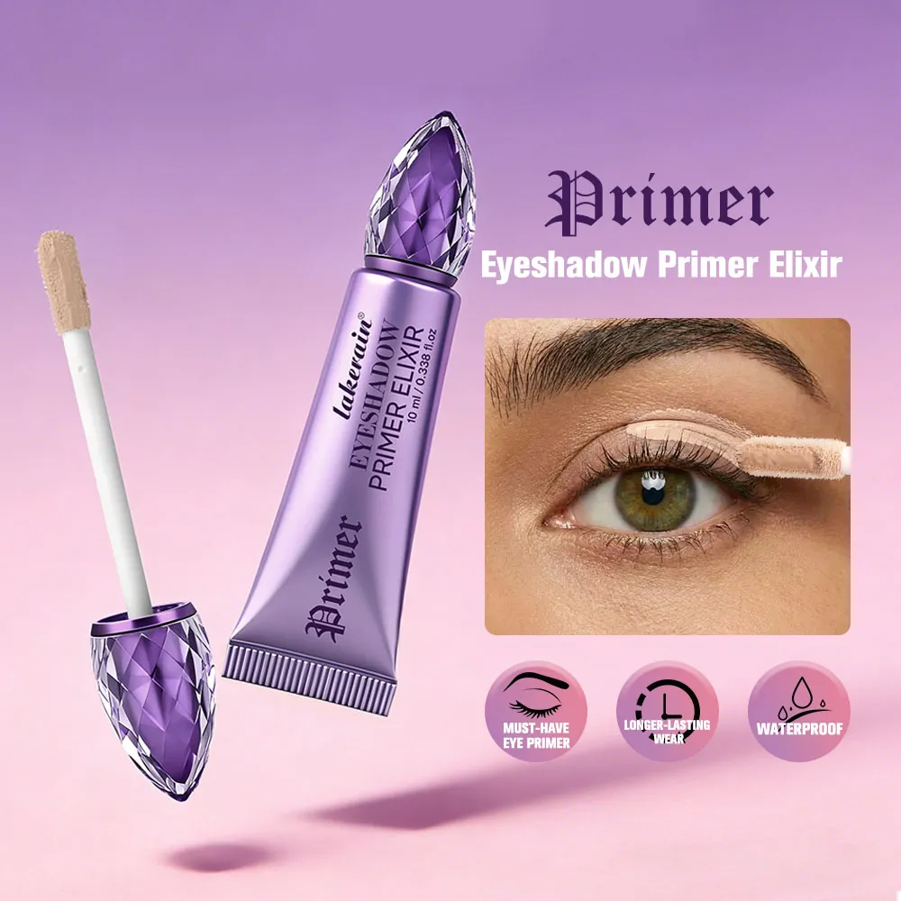 Eyeshadow Makeup Primer Smooth & Crease-Resistant Eye Makeup Waterproof Long-Lasting Wear Translucent Shade Eye Base Primer