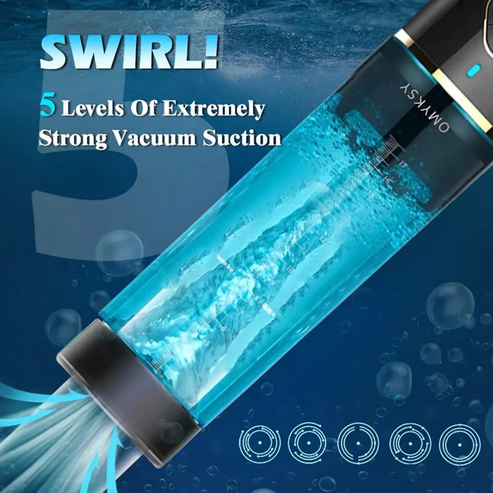Automatic Water Penis Pump Sex Toy Male Electric Penis Training Enlargement Extender Stronger Bigger Erection Adult Sex Pleasure — image 2