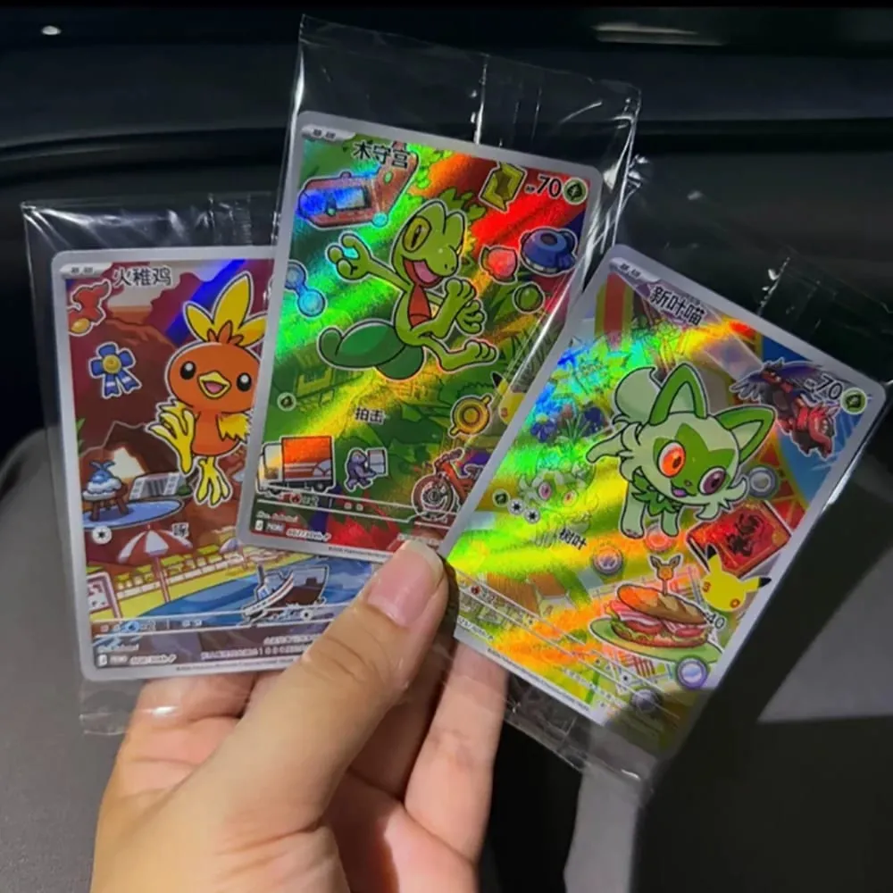 Hot 100% Official Pokemon 30th Anniversary Box Set Simplified Chinese PTCG Gem Pack Original Partners Special Illustration Cards