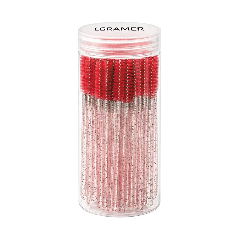 50/100 pcs Eyelash Extension Brush Disposable Eye Lashes Make Up Brushes Mascara Wand Applicator Multiple Colors Makeup Tools