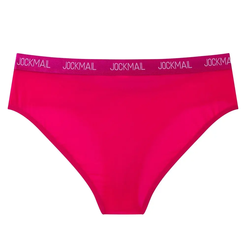 Jockmail Mens Underwear Low Waist Sexy Letter Sports Breathable Summer Ice Silk Briefs Big Bag Nylon Solid Color Man Panties