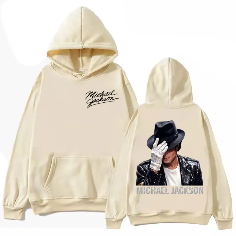 Limited Michael Jackson Classics Hoodie Men Women Fashion Punk Rock Pullovers High Quality Fleece Long Sleeve Hooded Sweatshirts