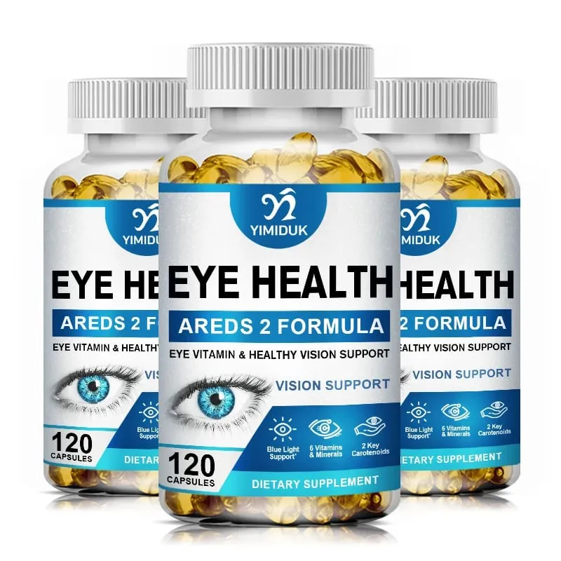 Advanced Eye Health Capsules with Vitamins C Support Blood Vessels & Overall Ocular Wellness Vision Sharpness Gluten-Free