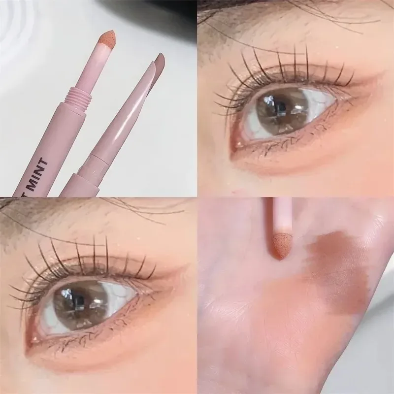 Double-end Lying Silkworm Eyeliner Shadow Highlight Glitter Matte Aegyosal Pen Natural Long Lasting Brightening Cream Eye Makeup