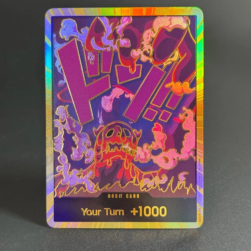 10PCS DON OPCG English TCG Gold DON!!! Collection Cards Zoro Ace Doflamingo Rebecca FOIL NM Refraction Flash Cards ToyGifts OPCG