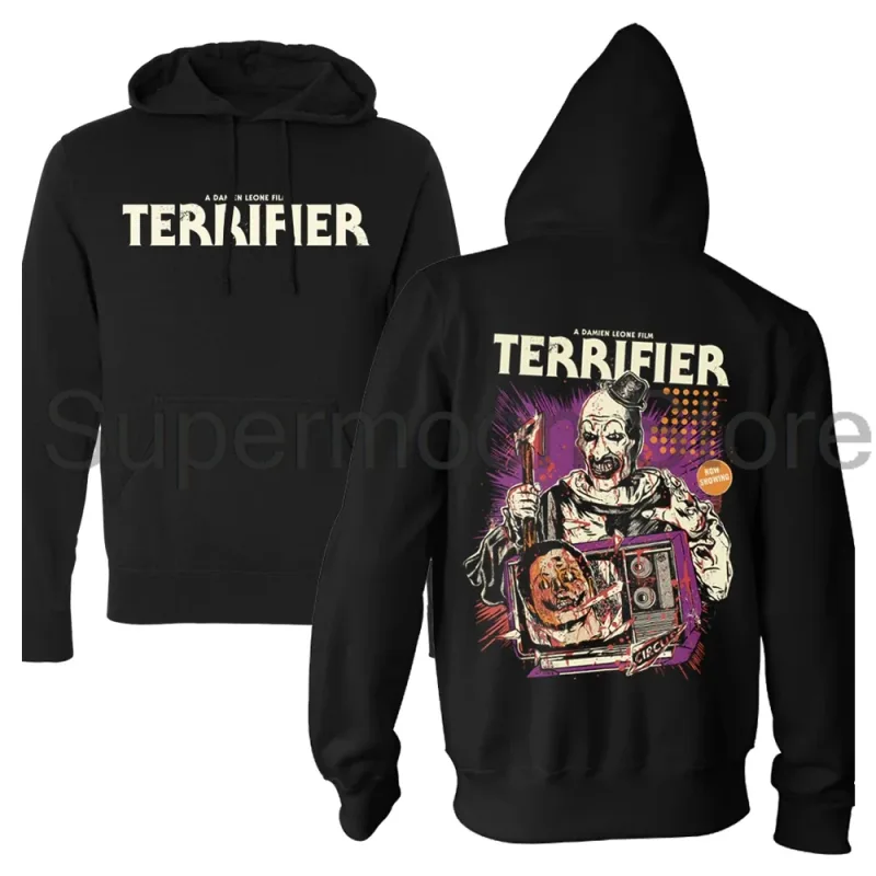 Terrifier Movie Hoodie Unisex Long Sleeve Streetwear Women Men Hooded Sweatshirts 3D Clothes