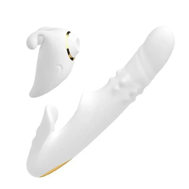 Thrusting Vibrator Detachable Sucker Orgasm Clitoris Stimulator APP Control 9 Sucking & 9 Telescopic Modes Sex Toys for Wome