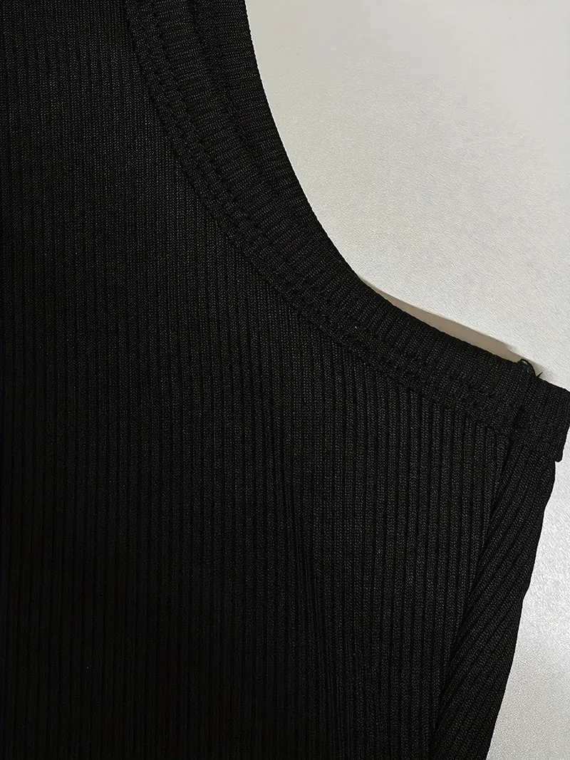 Summer New Sexy Slim Fit Women's Fashion Simple and Versatile Sleeveless Casual V-neck Vest Top with Suspender Straps