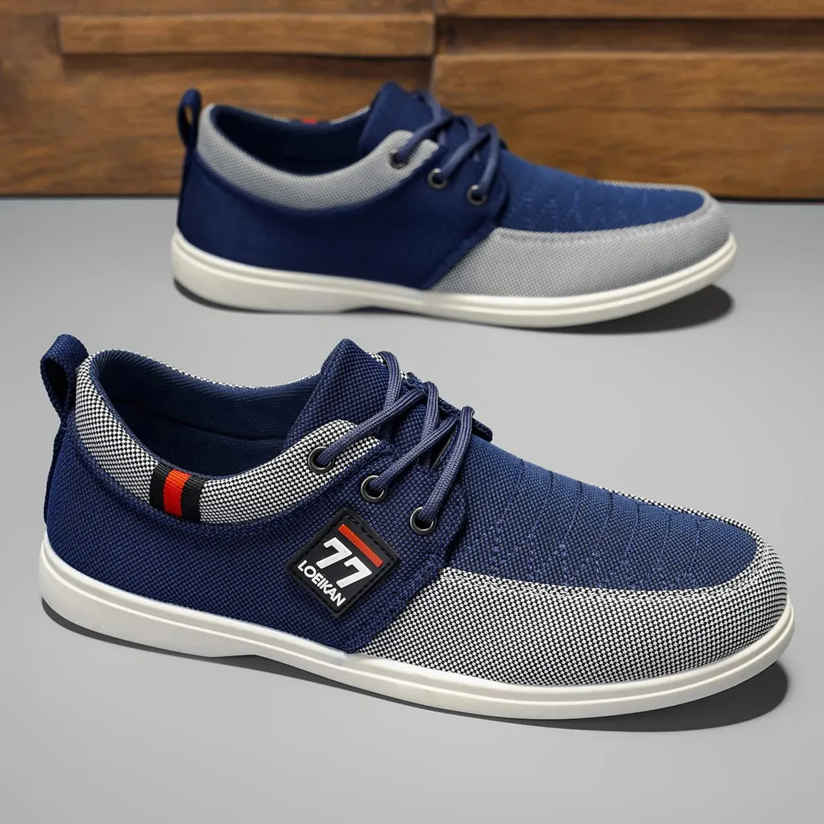 2025 nuevos zapatos de moda para hombres zapatos deportivos casuales cómodos y versátiles de punto — image 2