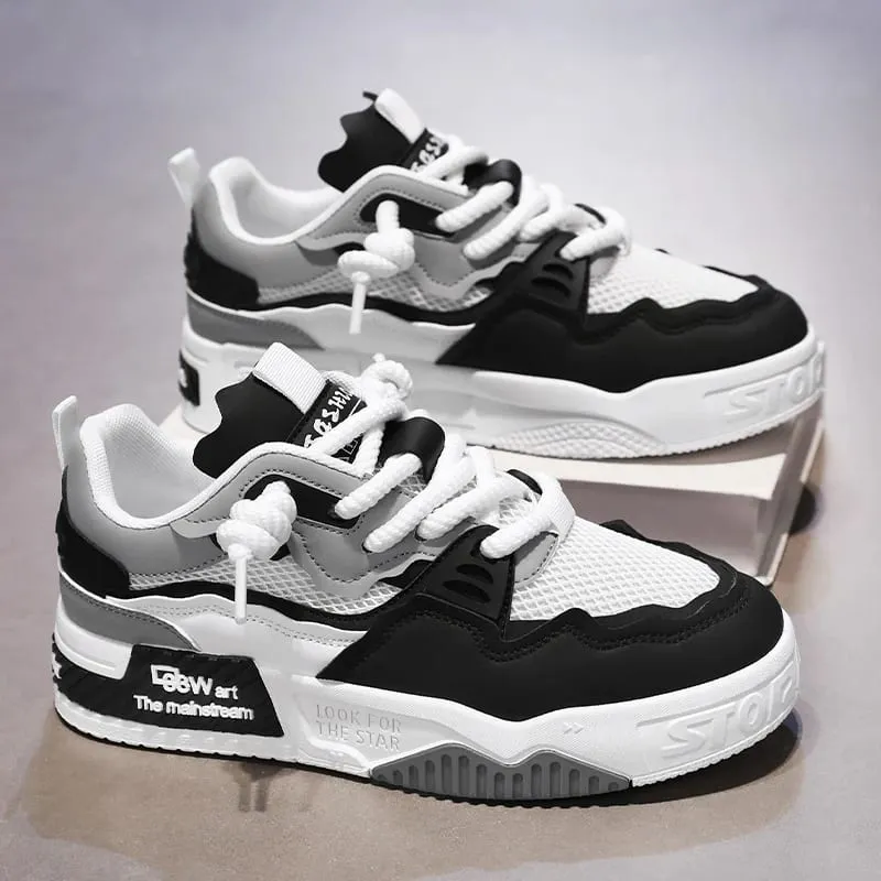 Breathable men's shoes casual skate shoes sports shoes daily fitness training outdoor hiking street walking. Unisex suitab