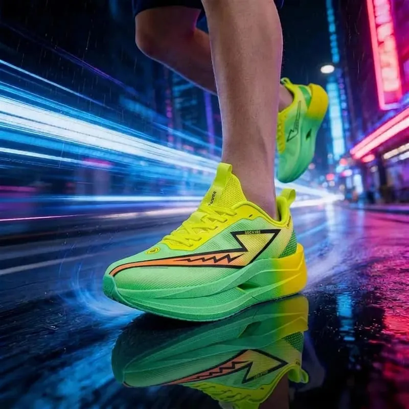 Men Casual Running Shoes Carbon Board Marathon Speciality Sports Breathable Lightweight Woman Comfortable Athletic Sneakers