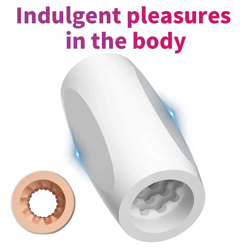 Transparent Masturbation for Men Pleasent Aircraft Cup Device Soft Pocket Vaginal Sleeve Training Adult Blowjob Sex Toy for Male