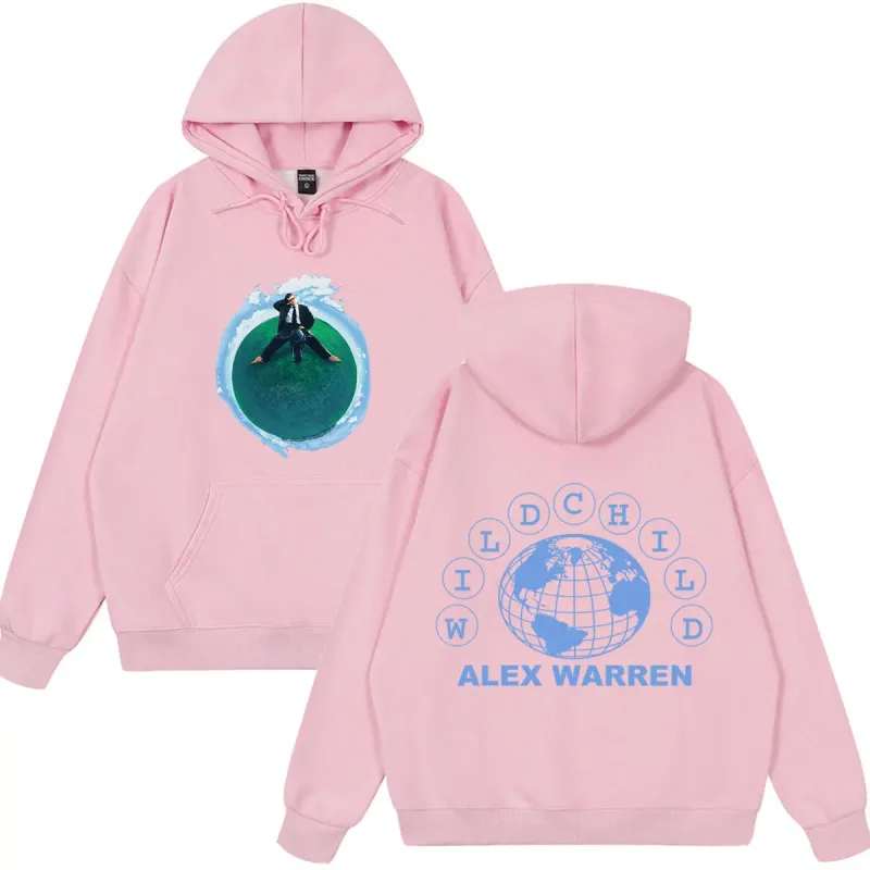 Alex Warren Album Wild child tour 2026 Merch hoodie Men Women Fashion pullover Long sleeves Loose Casual Vintage sweatshirts