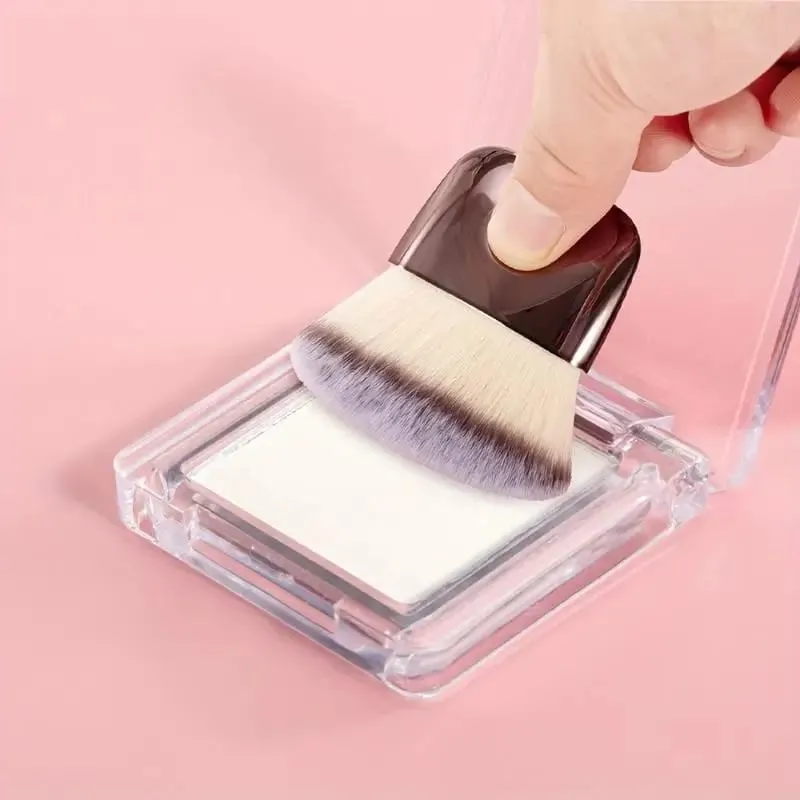 【B】1Pc Makeup Foundation Brush Blush Loose Powder Brush Kabuki Brush Multi-Function Cosmetics Make Up Brushes Beauty Supplies