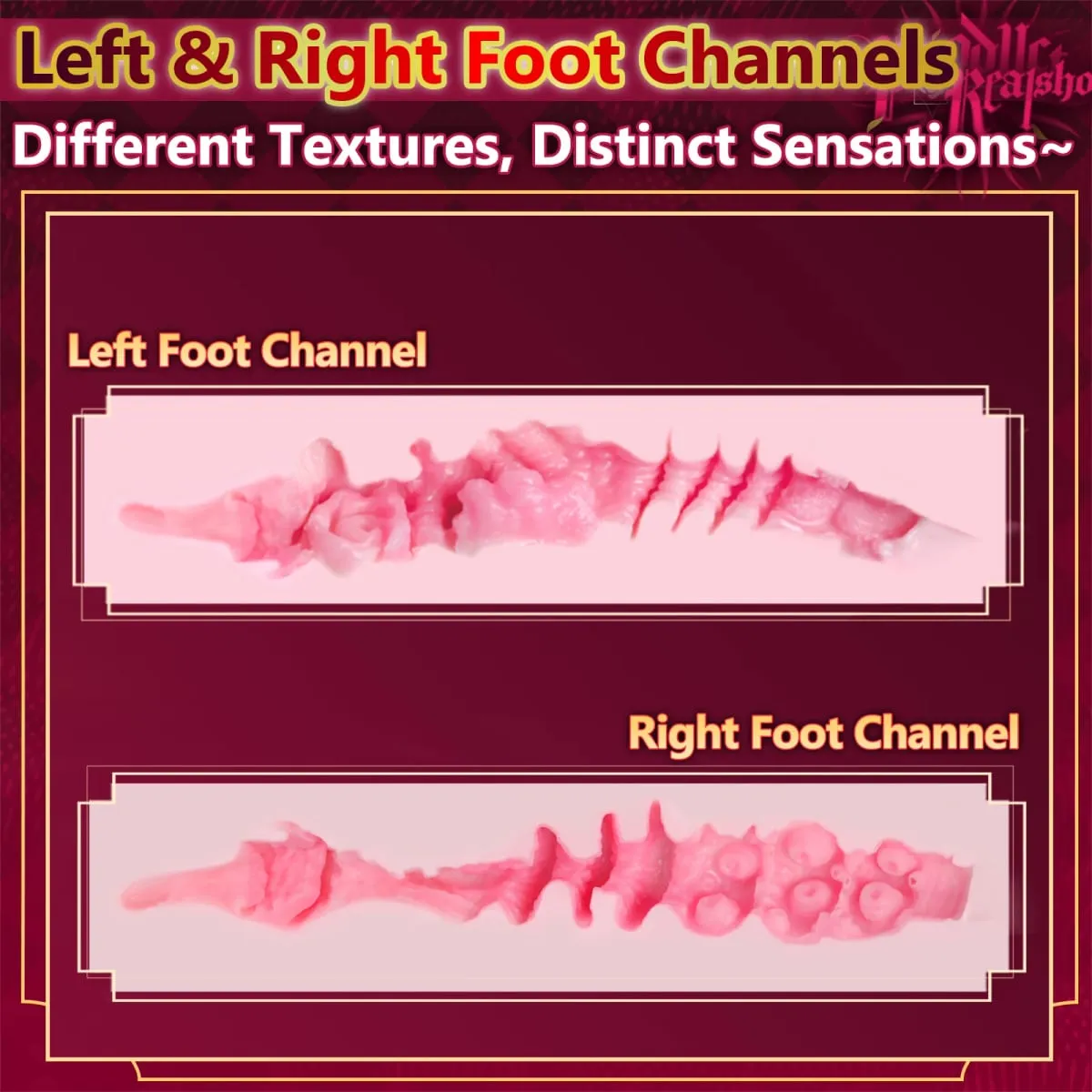 YUU Anime Foot Artificial Vagin Masturbator for Male Masturbation Pocket Pussy Soft Sex Toys for Men Footjob Lifelike Foot Desig