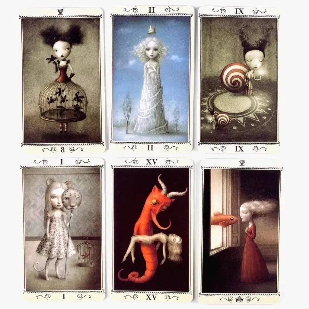 10.3*6cm Nicoletta Ceccoli Tarot Deck Party Table Gam Fortune-telling Prophecy 78 Pcs Cards — image 5