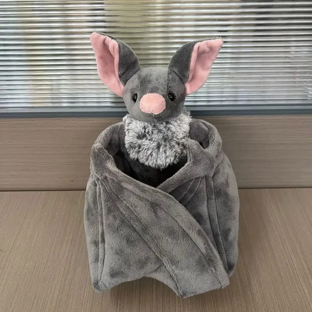 Realistic Huggable Design Stuffed Bat Plush Lifelike Stuffed Plush Toy Gift Realistic Bat Toy Bat Plush Toy Christmas Party